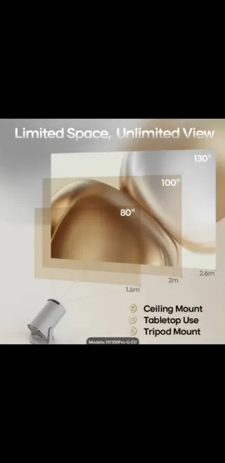 Mini Proyector Full HD + Maletín + Lona