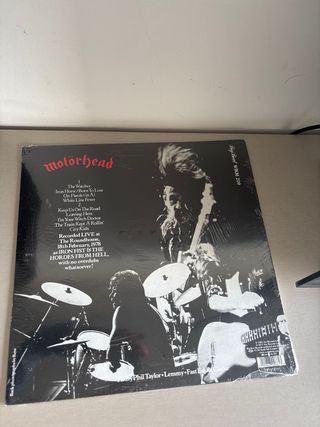 Vinilo Motörhead:Recorded live 1978