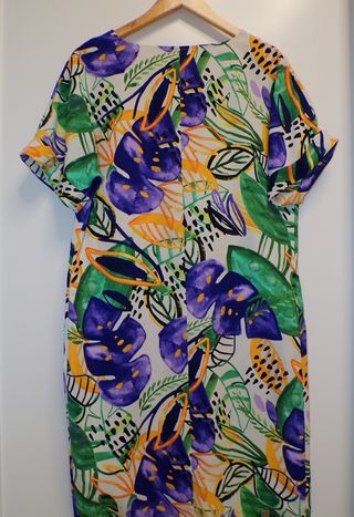 Vestido Arona estampado hojas