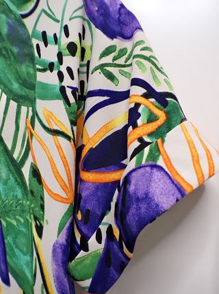 Vestido Arona estampado hojas