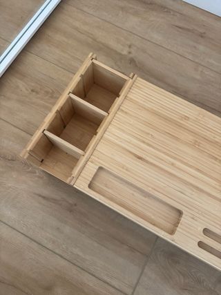 Elevador de escritorio bambú