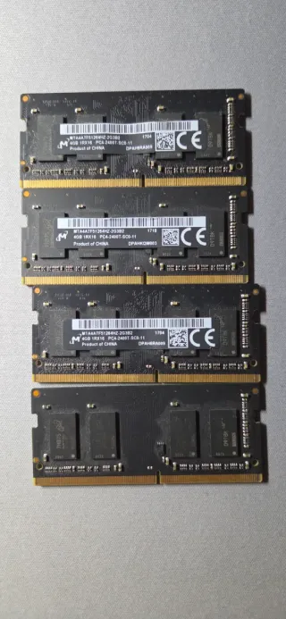 16Gb DDR4 2400MHz Módulos RAM