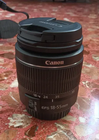 Cámara Canon EOS 1100D + Objetivo 75-300mm