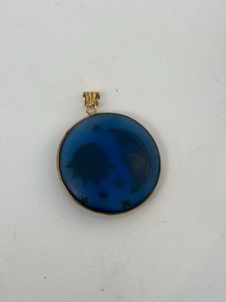 Colgante Luna y Sol oro