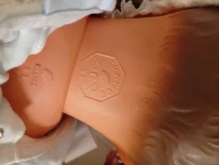 Muñeca antigua bebé con sello