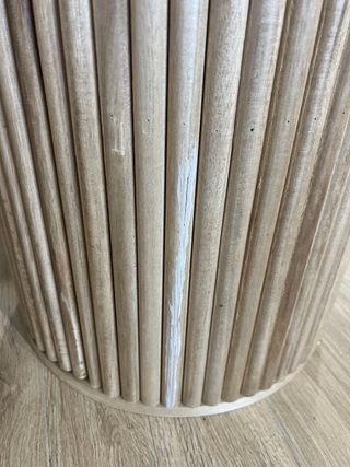 Mesa comedor redonda madera pino