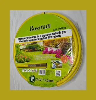 Manguera Riego Bossram 30m PVC 1/2