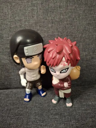 Action figure Naruto Hyuga e Gaara
