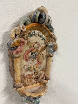 Acquasantiera San Michele Arcangelo