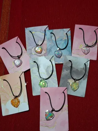 Collane con ciondolo a cuore e gocce