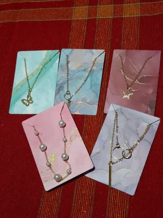 Collane con ciondolo a cuore e gocce