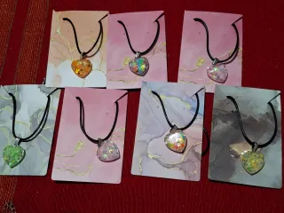 Collane con ciondolo a cuore e gocce