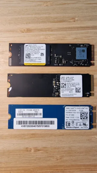 Pack 3 SSD M.2 NVMe 512GB