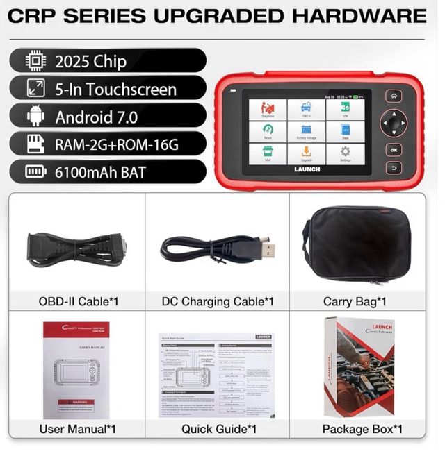 LAUNCH CRP129E PLUS OBD2 Coche Multimarca