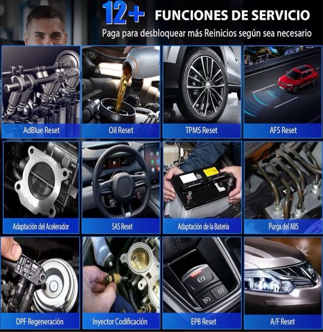 LAUNCH CRP129E PLUS OBD2 Coche Multimarca