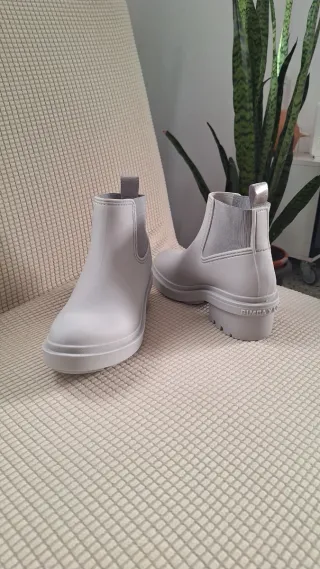 Botas de agua Bimba y Lola Talla 39-40.5 Gris