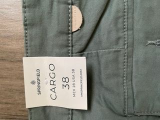 Pantalón cargo Springfield verde