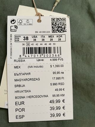 Pantalón cargo Springfield verde