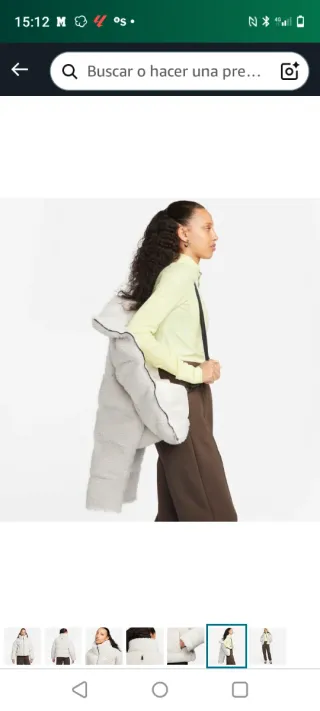 Chaqueta Nike City Sherpa Beige/Blanca