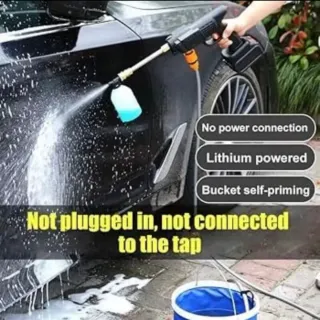 Pistola Idropulitrice a Batteria Ricaricabile Set