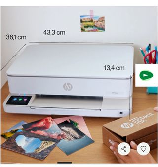 Impresora HP Envy Nueva + Cartucho Color