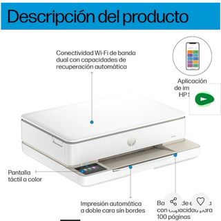 Impresora HP Envy Nueva + Cartucho Color