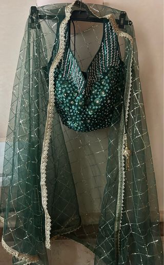 Completi Cerimonia Indiana Bianco Oro verde