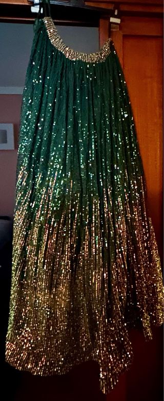 Completi Cerimonia Indiana Bianco Oro verde