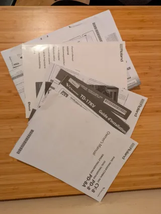 Batería Electrónica Roland TD-17 KV + Doble Pedal