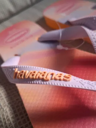 Havaianas Top Fashion Chanclas Mujer Naranja/Rosa