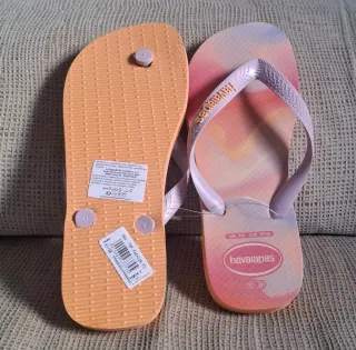 Havaianas Top Fashion Chanclas Mujer Naranja/Rosa