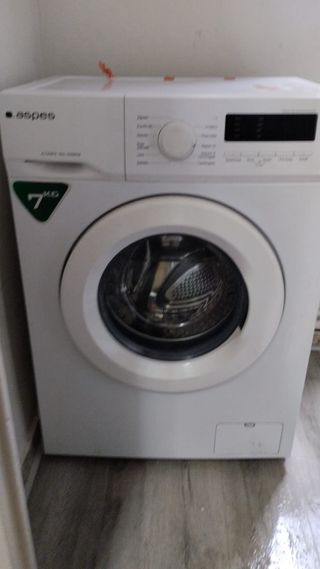 lavadora marca Aspes 7 kilos