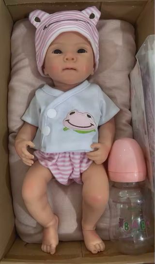 Bebé de silicona cuerpo completo flexible 33cm