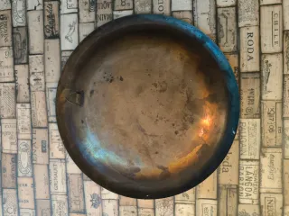 Plato decorativo metal estilo egipcio