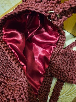 Borsa uncinetto fatta a mano