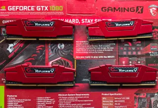 4x G.Skill Ripjaws V DDR4 32GB RAM