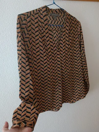 Blusa tonos marrones Talla M NUEVA SIN ESTRENAR