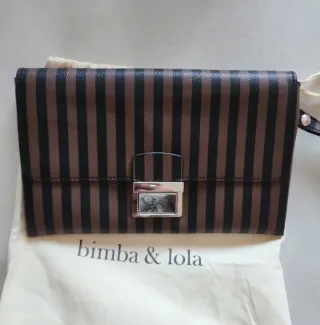 Bolso de mano Bimba y Lola rayas