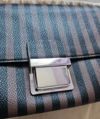 Bolso de mano Bimba y Lola rayas