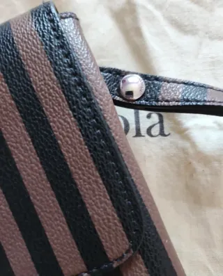 Bolso de mano Bimba y Lola rayas