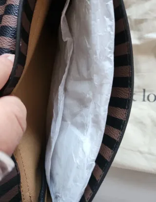 Bolso de mano Bimba y Lola rayas