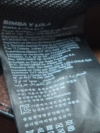 Bolso de mano Bimba y Lola rayas