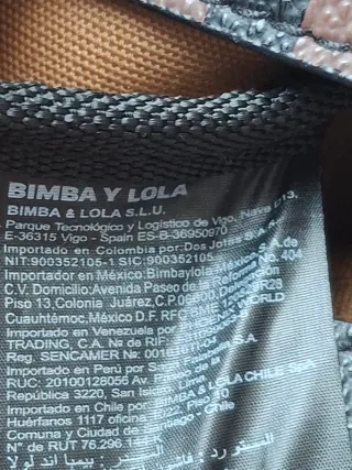 Bolso de mano Bimba y Lola rayas
