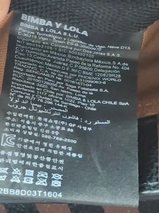 Bolso de mano Bimba y Lola rayas