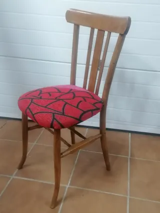 Silla Thonet Vintage Tapizada
