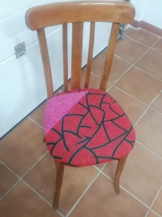 Silla Thonet Vintage Tapizada