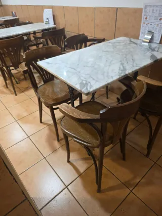 Tavolo in Marmo e Ferro 100x60