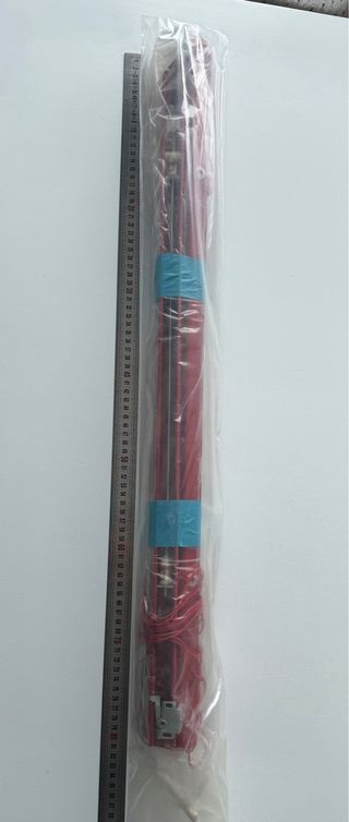 Estor Veneciano Aluminio Rojo 80cm