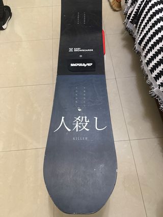 Tabla de Snowboard Killer con Fijaciones