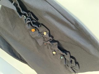 Falda Mango negra con pedrería Talla S